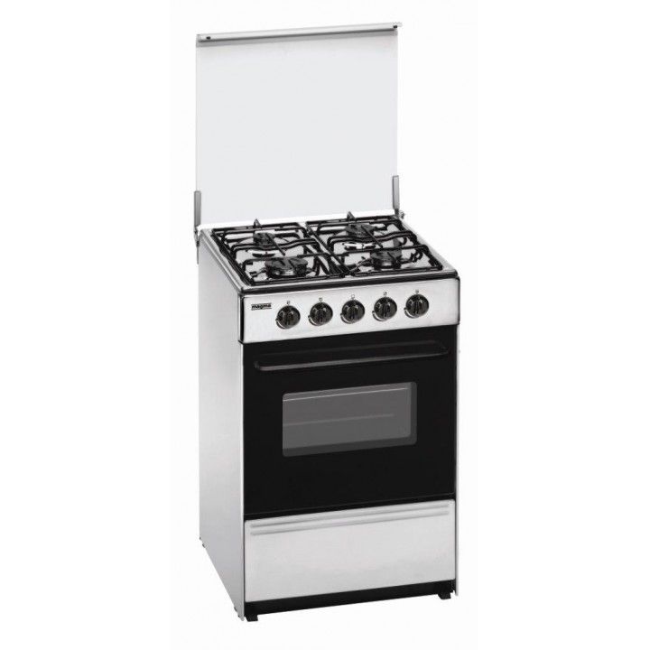 MAGMA FOGAO INOX 4 GAS FORNO GAS C/TAMPA 53,5x56,5CM 501XCT