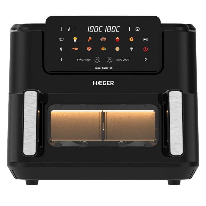 HAEGER FRITADEIRA 2600W 5+5LT S/OLEO AFD10010B