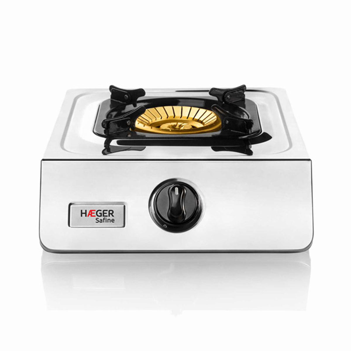 HAEGER FOGAREIRO GAS 1 BOCA SAFINE 110MM INOX 1N5H