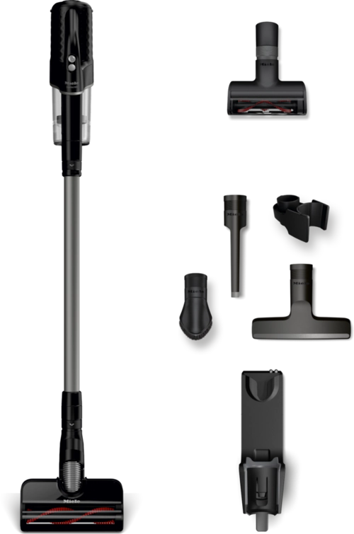 ASPIRADOR VERTICAL MIELE DUOFLEX HX1 CAT & DOG PRETO OBSIDIANA