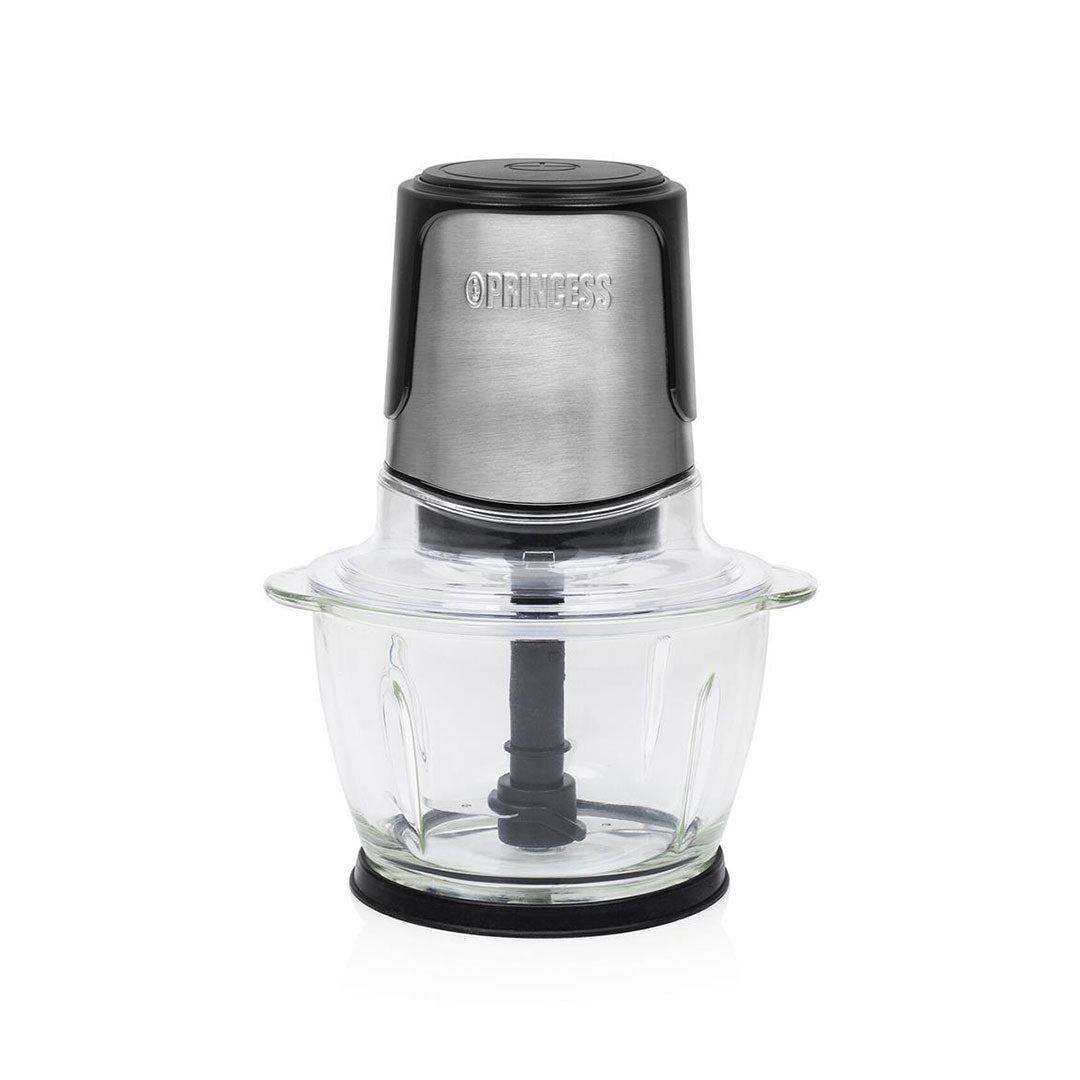 PRINCESS PICADORA 300W CAPACIDADE 1LT 2LAMINAS AÇO INOX 221051
