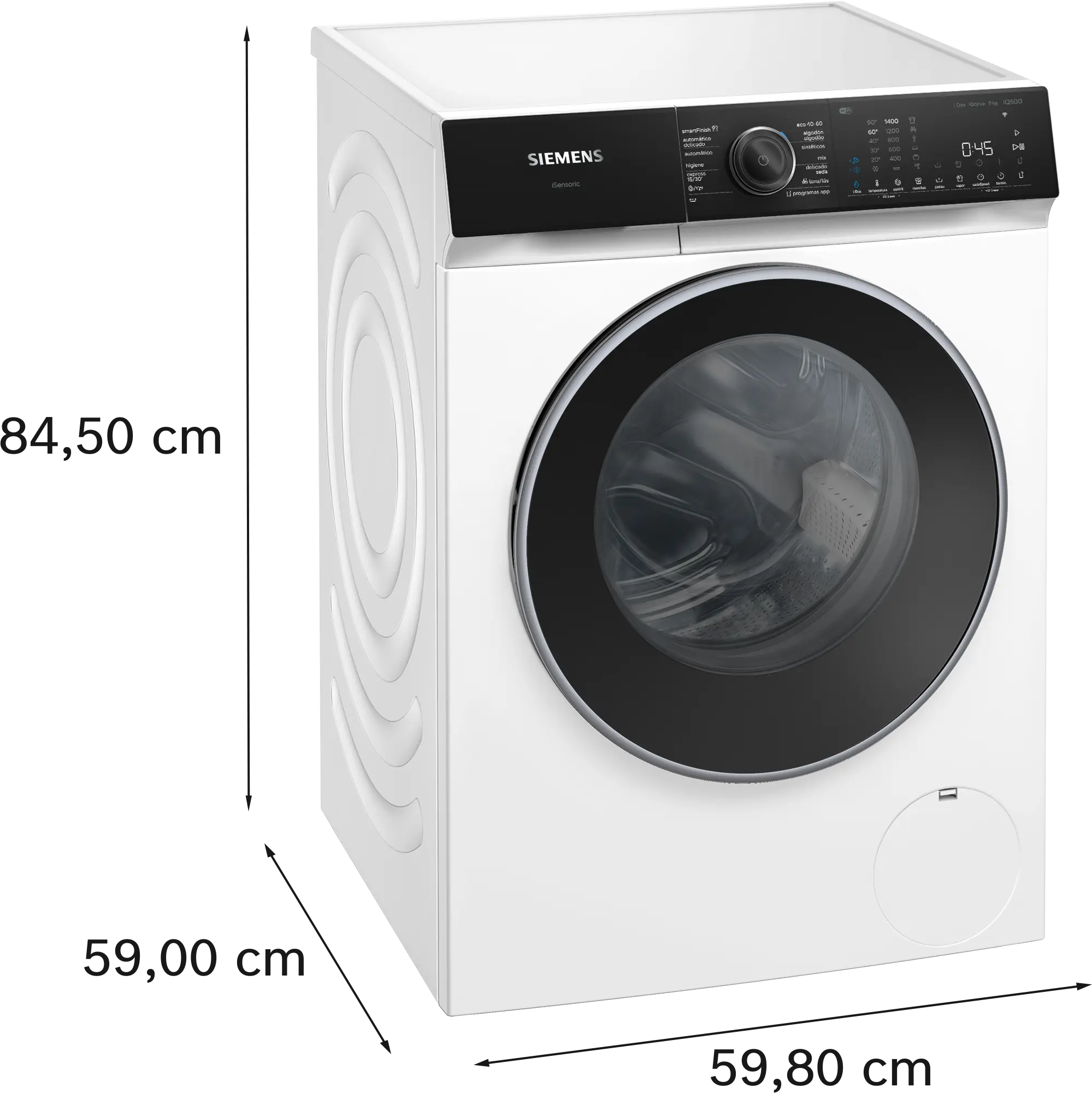 Siemens Maquina Roupa 9KG 1400R IQ500 (a)