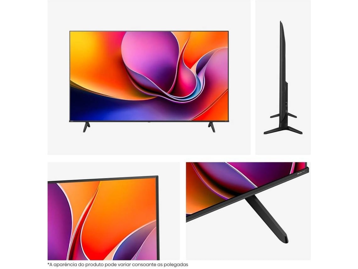 HISENSE LED 50" 4K UHD SMARTTV 3HDMI 2USB (E) 50A6Q