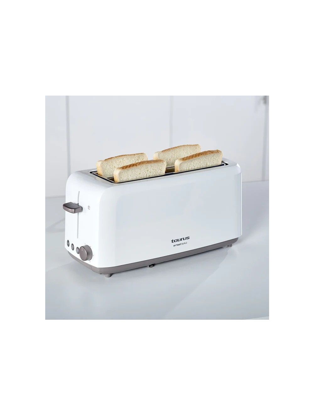 TAURUS TORRADEIRA 2 RANHURAS 1400W BRANCA MYTOASTDUPLO1400