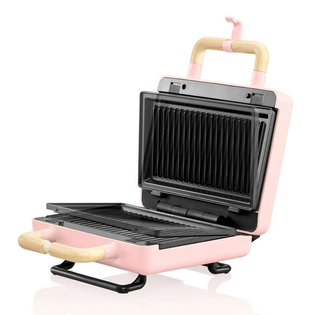 FLAMA SANDWICHEIRA PLACAS GRILL 800W ROSA 4963FL