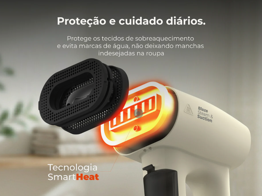 Flama Escova Engomar a Vapor de MAO 1200W