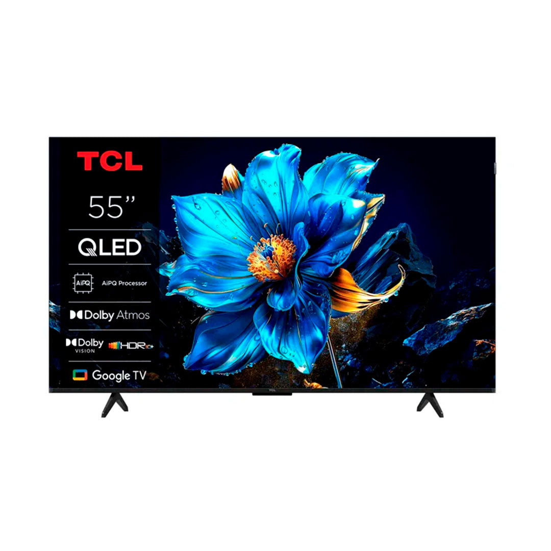 TCL QLED 55" 4K UHD GOOGLE TV 3HDMI 2USB (F)