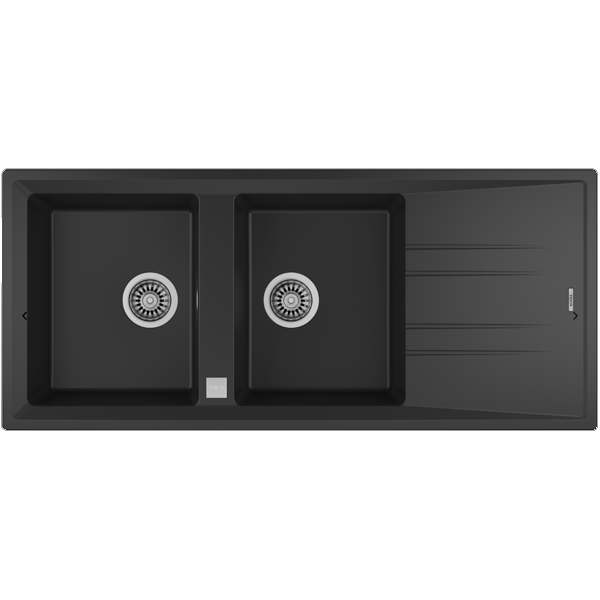 LAVA LOUÇA TEKA - STONE 80 B-TG 2C 1E - BLACK CARBON 028.L.115400009