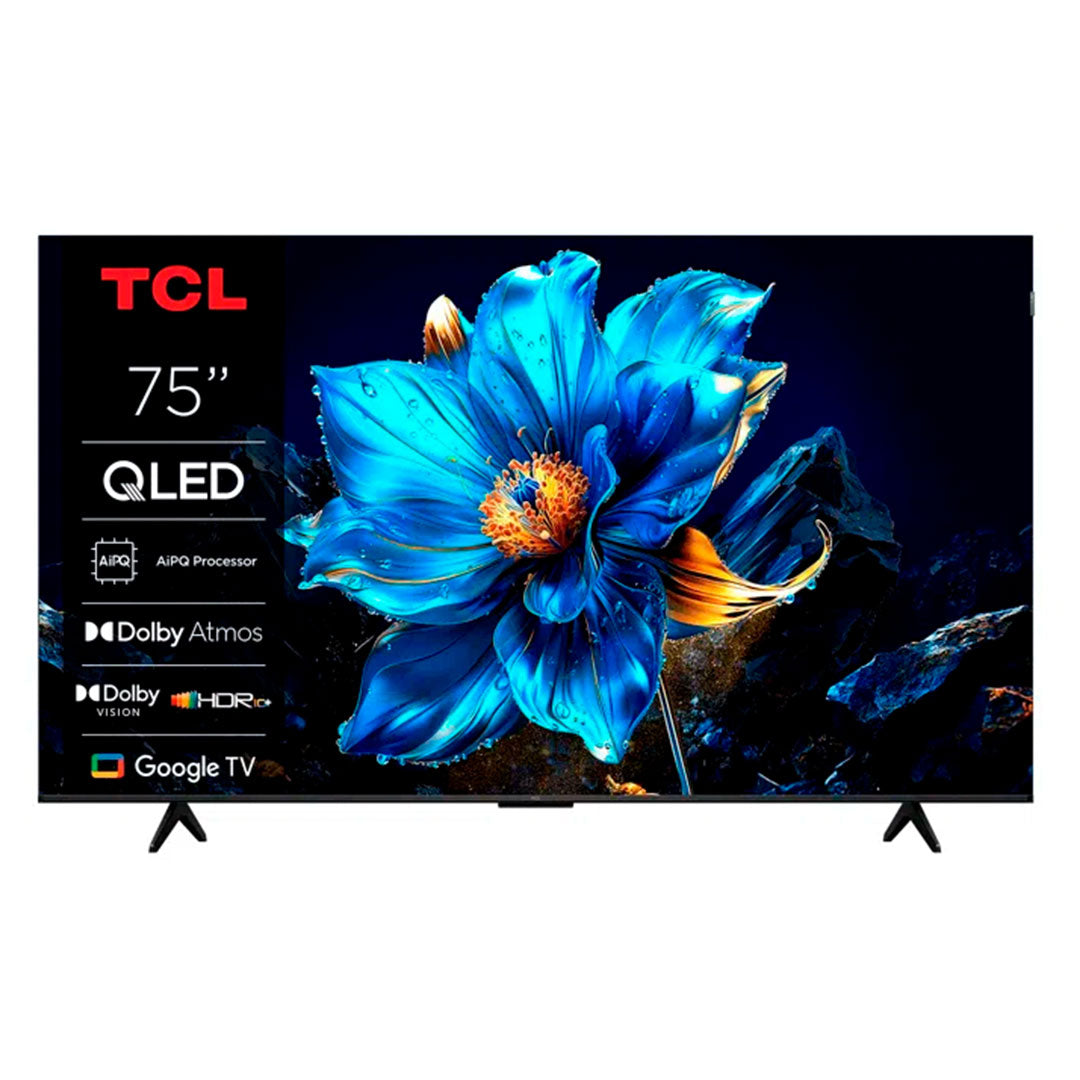 TCL QLED 75" 4K UHD GOOGLE TV 3HDMI 2USB (F)
