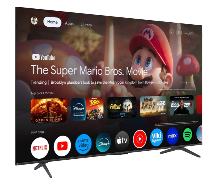 TCL QLED 75" 4K UHD GOOGLE TV 4HDMI 1USB (F) 75P8K