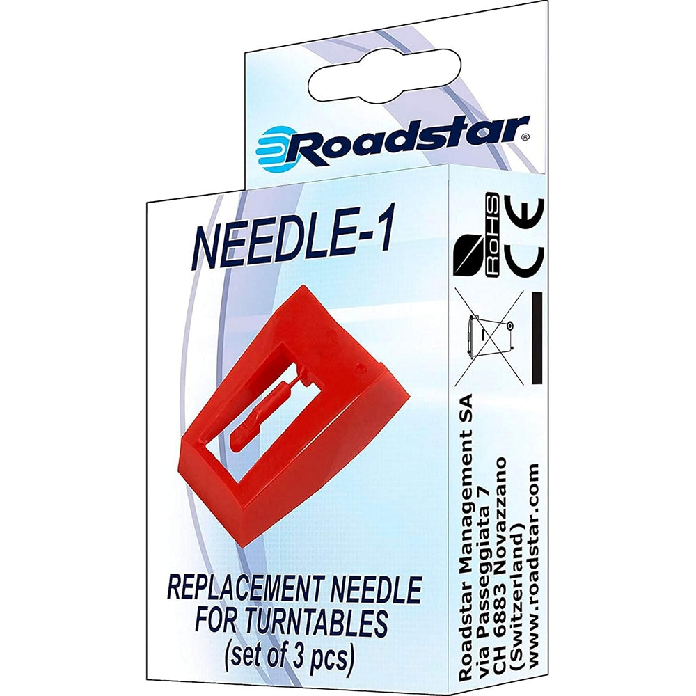 Aguhas p/ gira-discos Roadstar - NEEDLE-1
