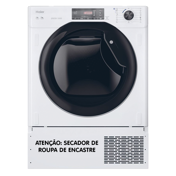 SECADOR DE ROUPA HAIER - HDBI H7A2TBEX-S 157.S.H7A2TBEX