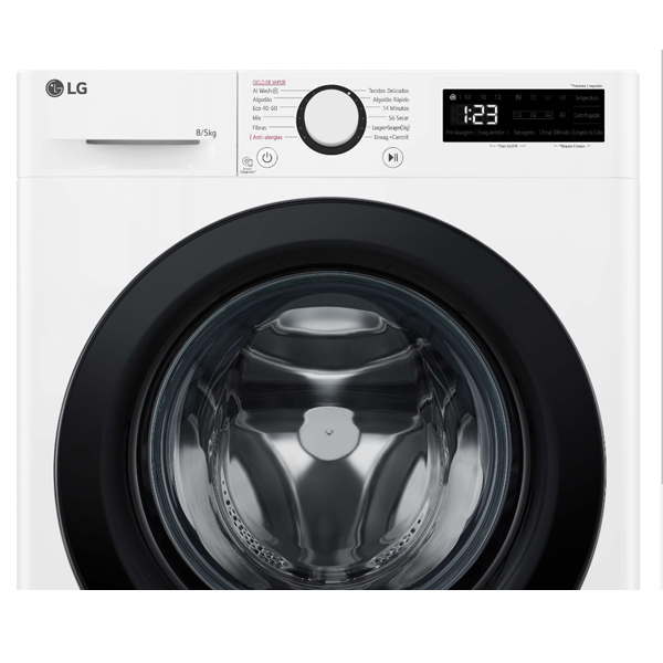 Máquina de Lavar e Secar Roupa LG - F2DR5S8S6W