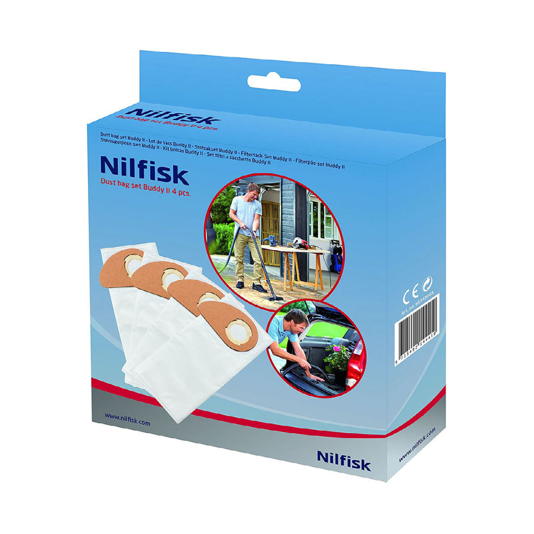 NILFISK SACOS ASPIRADOR P/ ASP. BUDDY 81943048