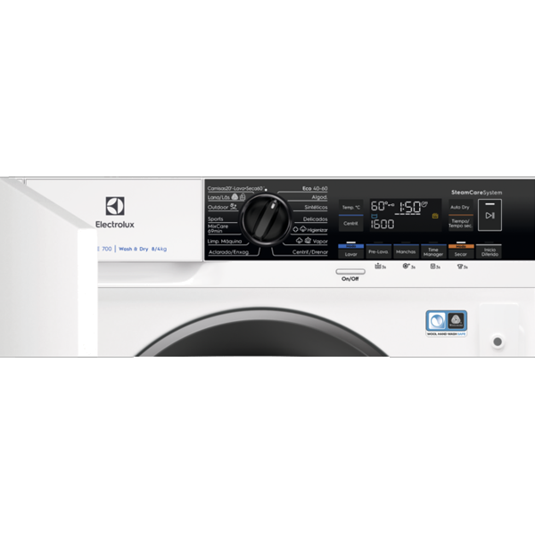 MÁQUINA DE LAVAR E SECAR ROUPA ELECTROLUX - EN7W3866OF 055.M.EN7W3866O