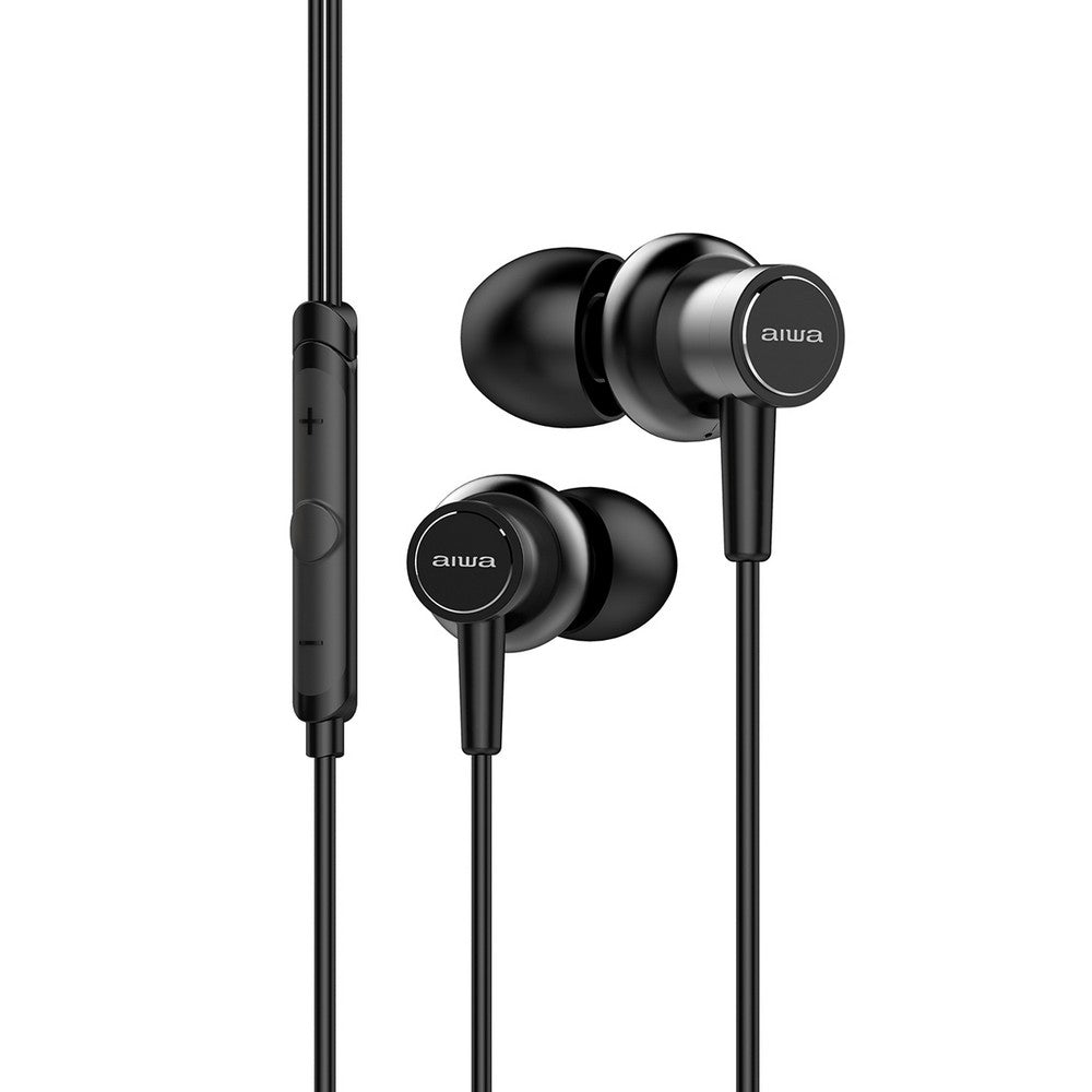 Auriculares com fios Hi-Res AIWA ESTM-500BK