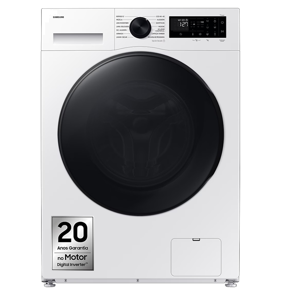 MÁQUINA DE LAVAR E SECAR ROUPA SAMSUNG - WD90DG5B15BEEP 078.M.90DG5B15B