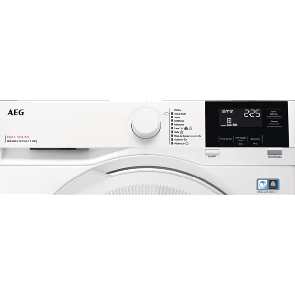 SECADOR DE ROUPA AEG - TR818A2OB 051.S.TR818A2OB