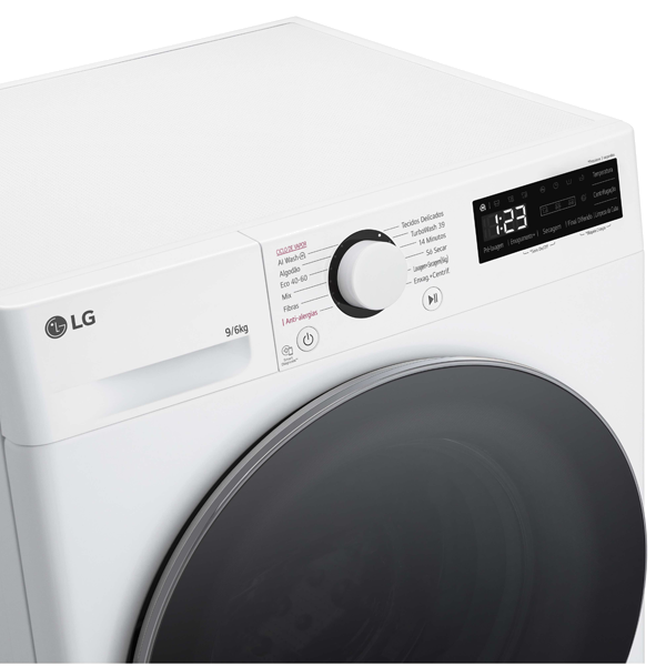 Máquina de Lavar e Secar Roupa LG - F4DR509S1W