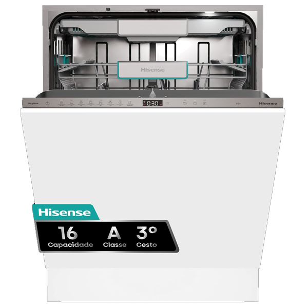 MÁQUINA DE LAVAR LOUÇA HISENSE - HV673A65 160.M.HV673A65