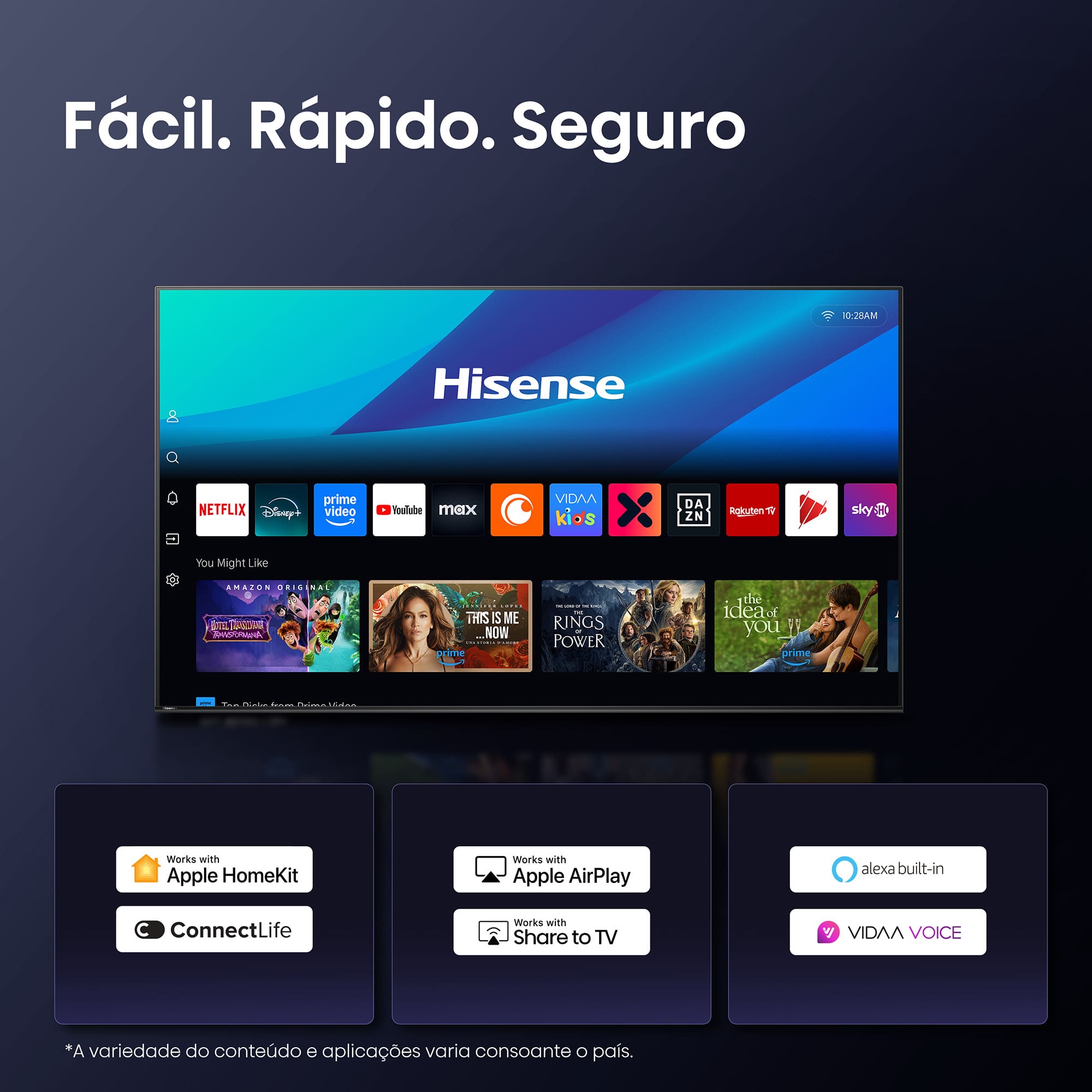 HISENSE ULED MINI LED 50" 4K UHD SMART TV 4HDMI 2USB (E) 50U7Q