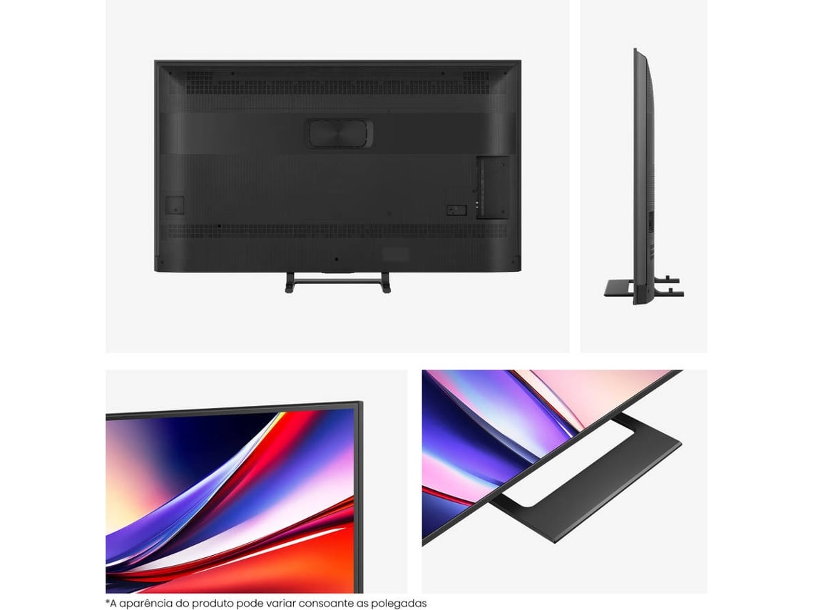 HISENSE QLED 50" 4K UHD SMARTTV 3HDMI 2USB (E) 50A7Q