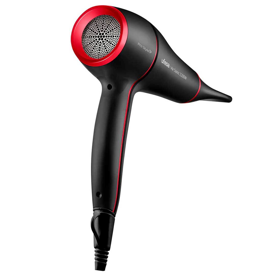 UFESA SECADOR CABELO 2200W 3TEMP 2VELOC MOTOR AC AIRSONIC