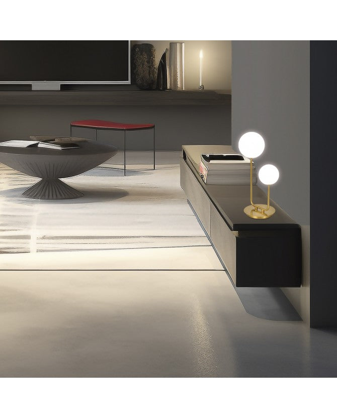 Candeeiro de Mesa COSMICA LATÓN 2 X 28W G-9