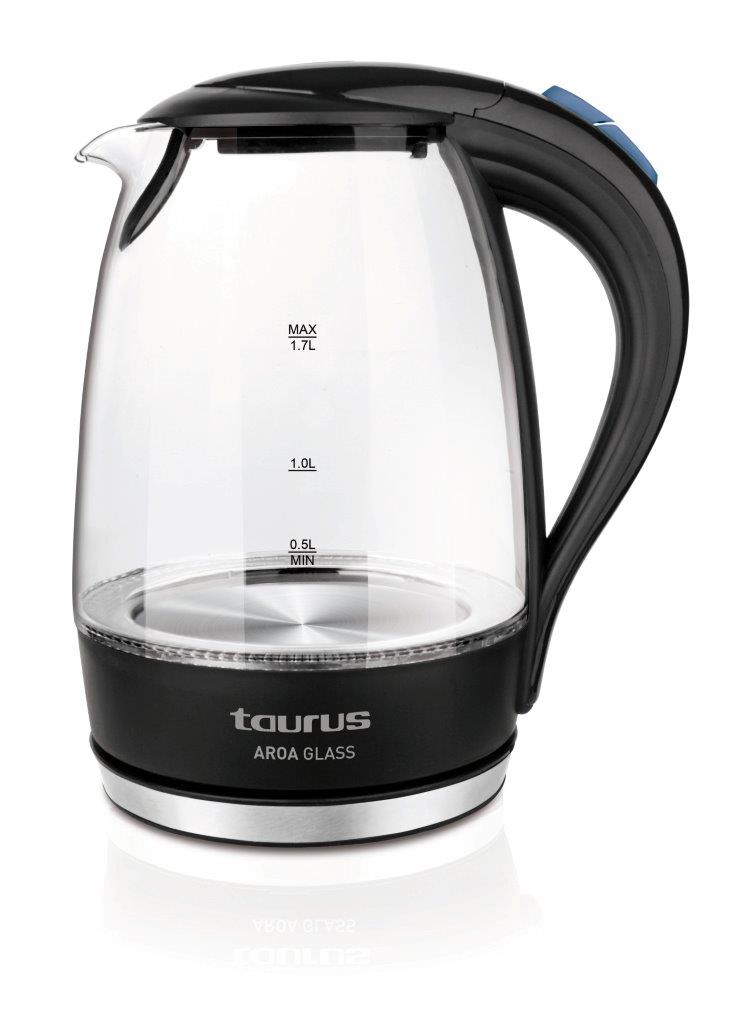 TAURUS JARRO TERMICO 2200W 1,7LT CORPO VIDRO AROAGLASS