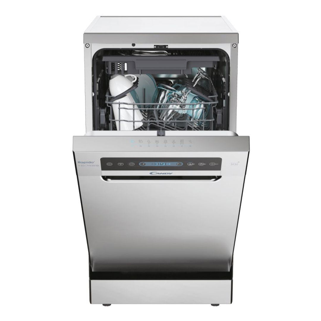 CANDY MAQUINA LOUÇA 45CM 11TALHERES 8PROG INOX (C) CF1C7SB1FX