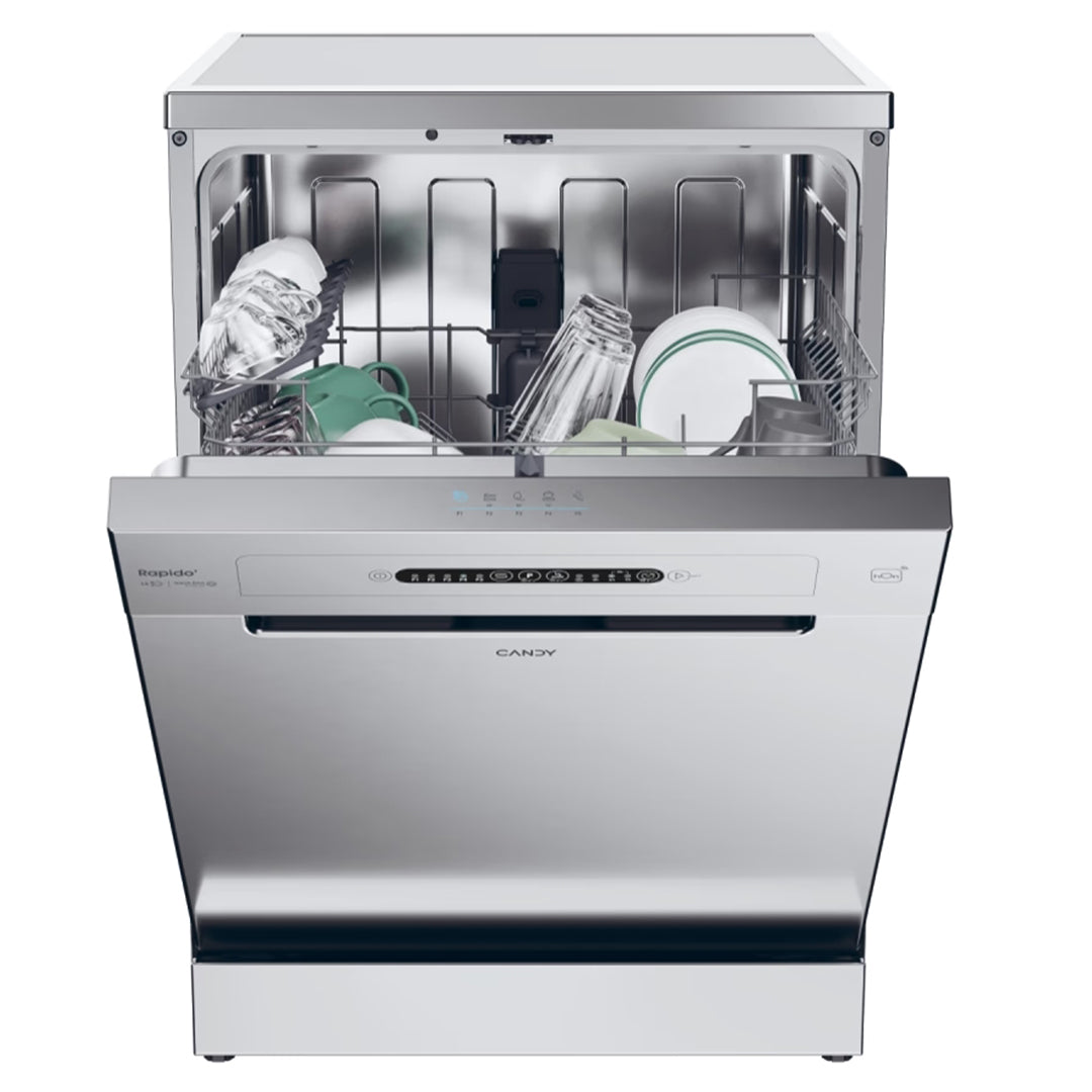 CANDY MAQUINA LOUÇA 5PROG 13TALHERES SILVER (E) CF3E7L0S