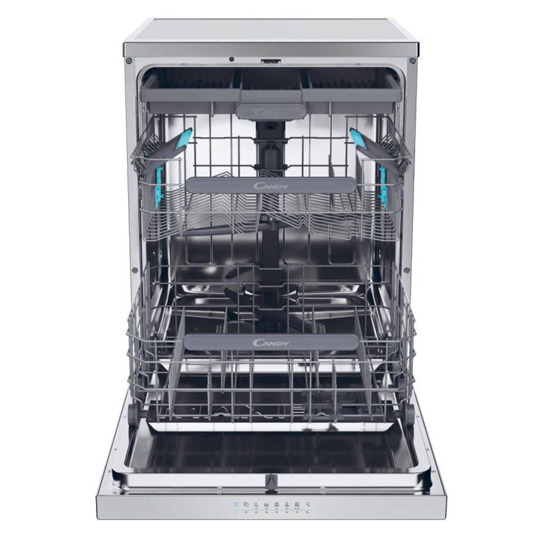 CANDY MAQUINA LOUÇA 8PROG 15TALHERES INOX (C) CF5C7F1X