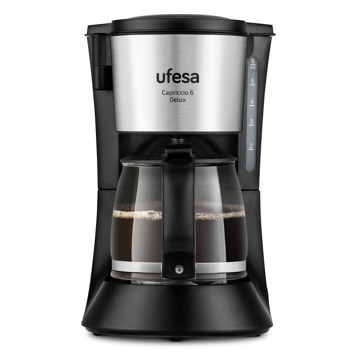 UFESA CAFETEIRA 6CHAVENAS 600W CAPRICCIO 6 DELUX CG7115