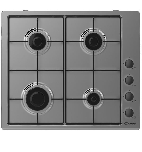 CANDY PLACA 4 GAS INOX C/ ISQUEIRO NAT CHW6LBX4U2