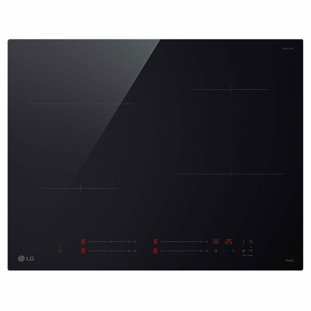 LG PLACA INDUÇAO 60CMS 4 ZONAS 5 NIVEIS POTENCIA CI5Z2423BN
