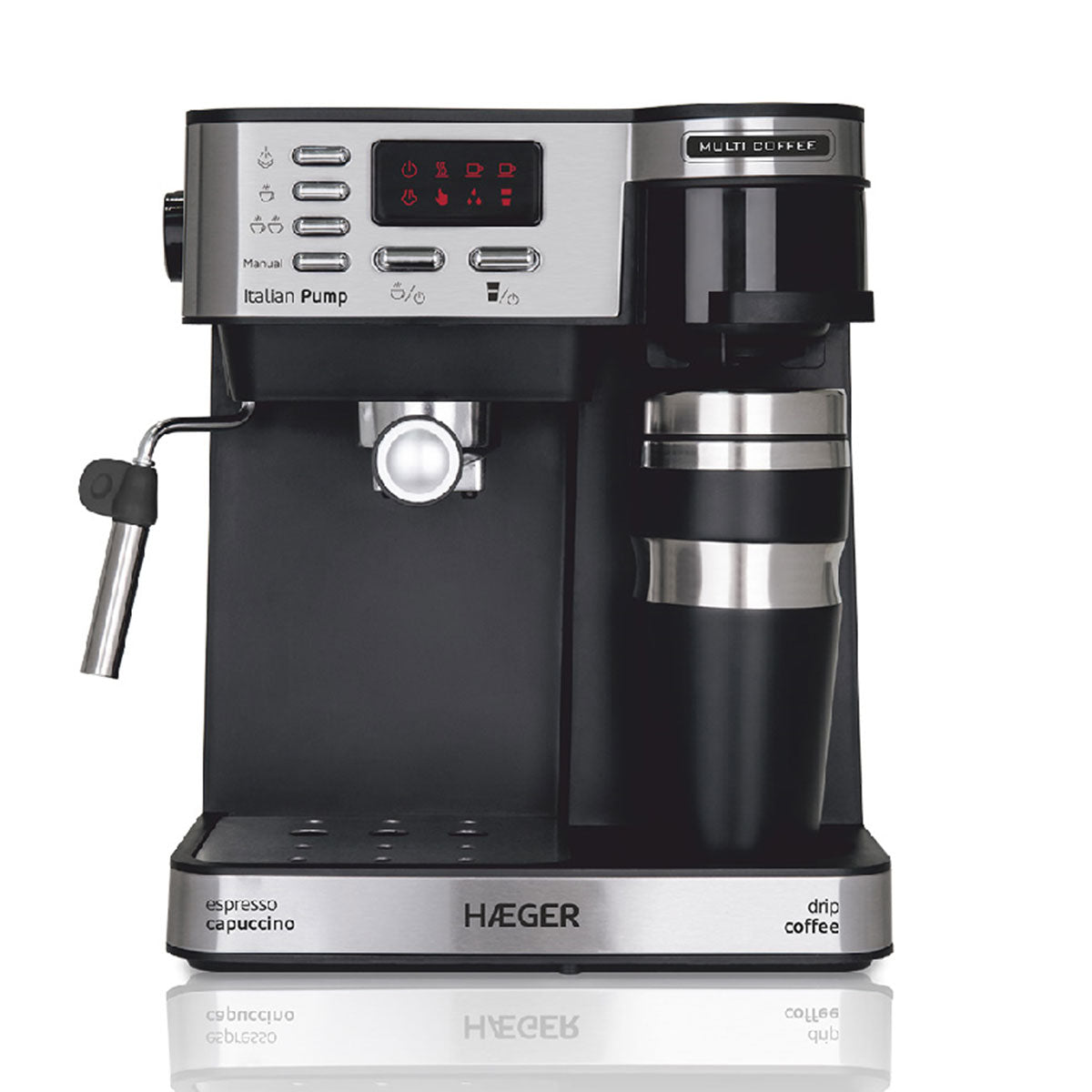 HAEGER MAQUINA CAFE EXPRESSO 850W+600W CAFE MOIDO CM145008A