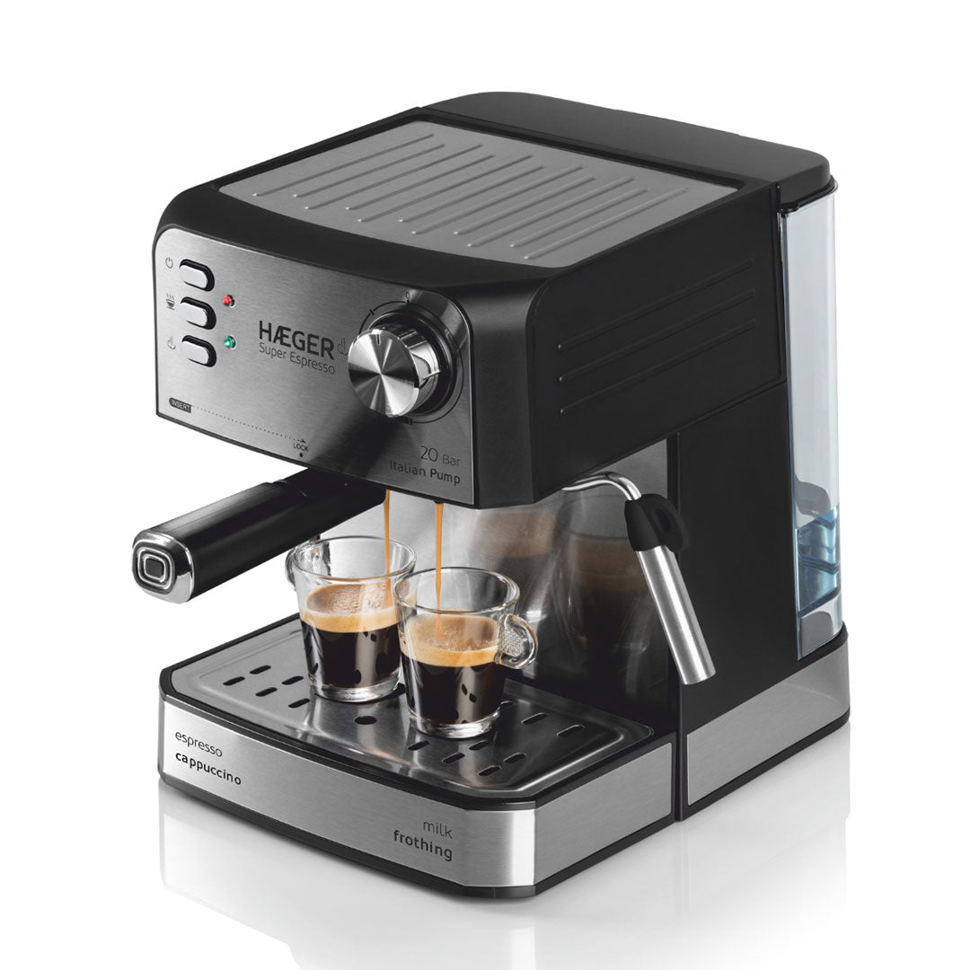 HAEGER MAQUINA CAFE EXPRESSO 20BAR CAFE MOIDO/PASTILHA CM85B011A