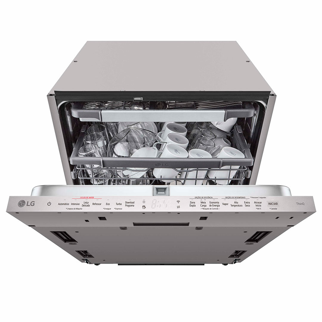 LG MAQUINA LOUÇA INTEG TOTAL 14 TALHERES WIFI (A) DB375TXS