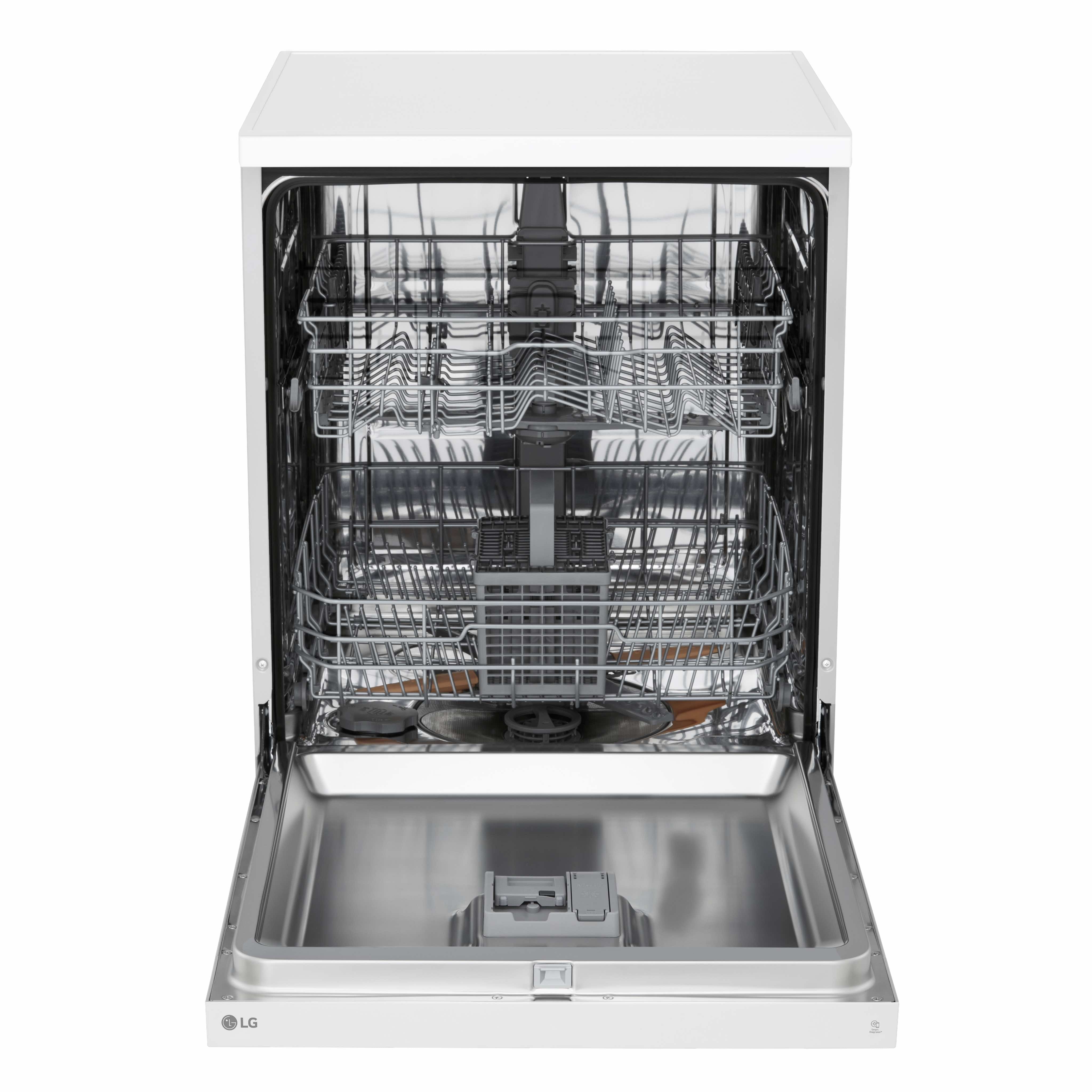 LG MAQUINA LOUÇA 7PROG 14TALHERES 2CESTOS BRANCA (D) DF142FW