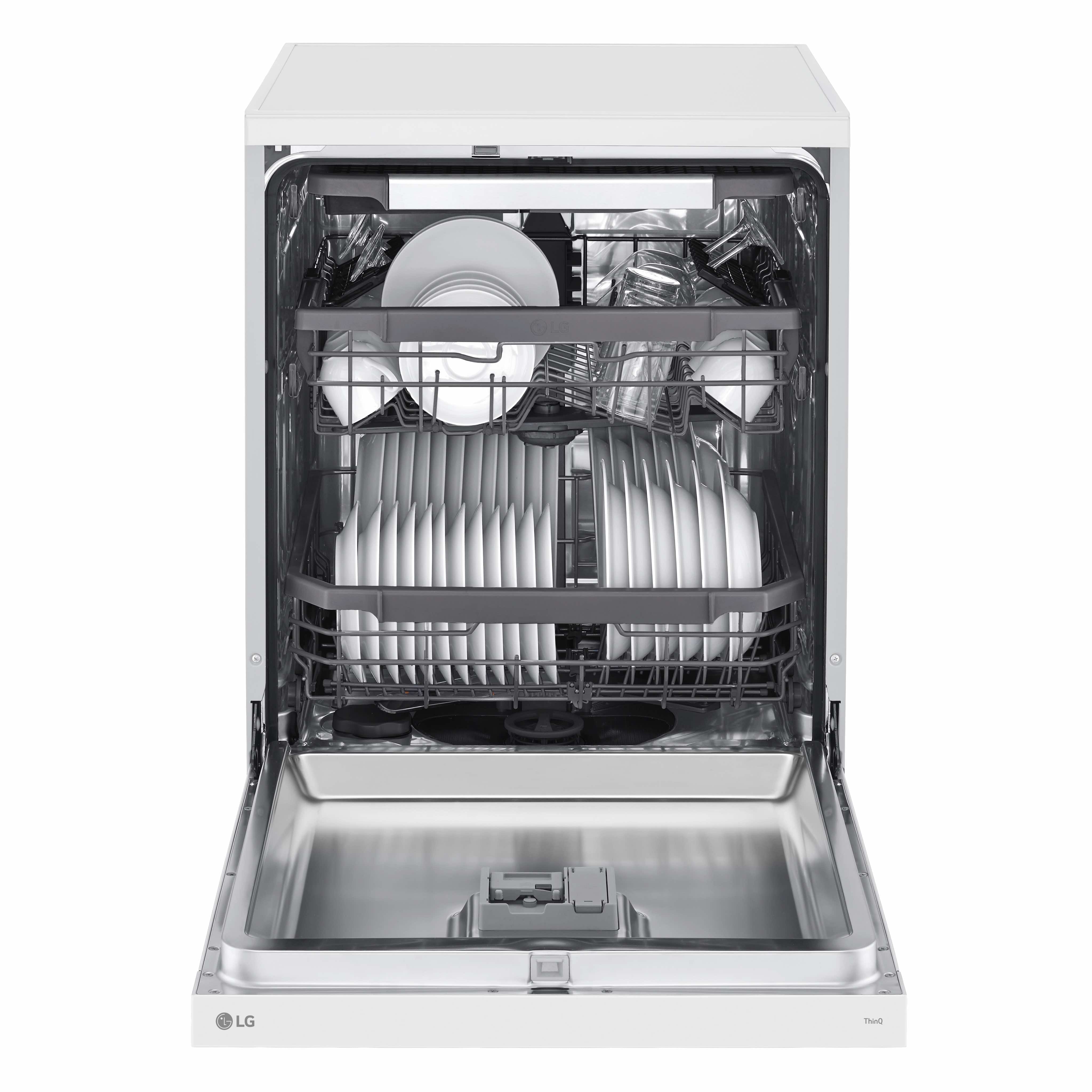 LG MAQUINA LOUÇA 9PROG 14TALHERES 3 CESTOS BRANCA (C) DF355FW