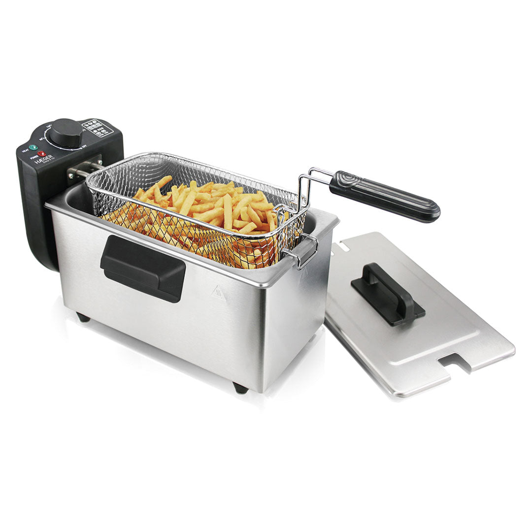 HAEGER FRITADEIRA 2000W 3LT DEEP & GO INOX DF3SS020A