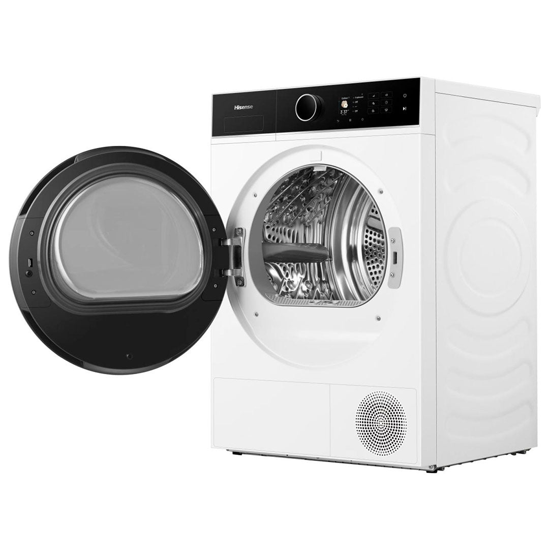 HISENSE SECADOR ROUPA 8KG BOMBA DE CALOR WIFI (C) DH5I804BWCD