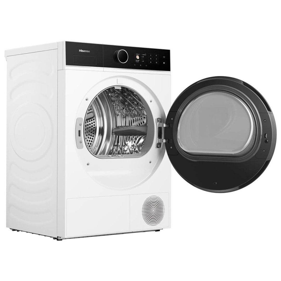 HISENSE SECADOR ROUPA 8KG BOMBA DE CALOR WIFI (C) DH5I804BWCD