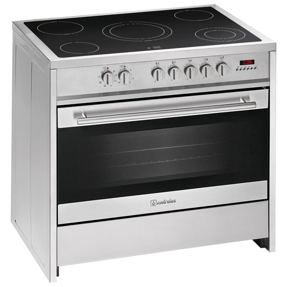 Meireles Fogao 90CM Inox Vitro+forno Electrico Multif. a