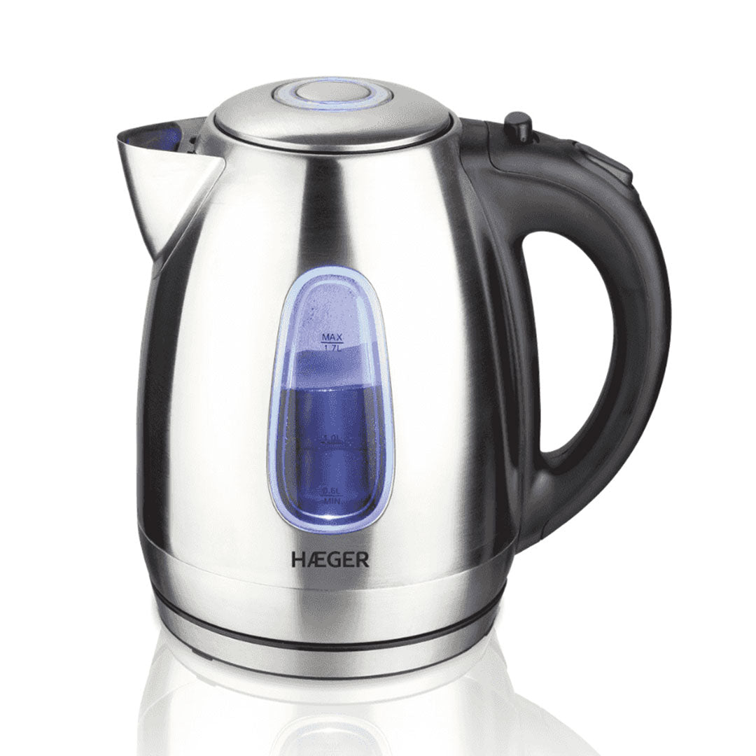 HAEGER JARRO TERMICO 1,7LT 2200W RESISTENCIA OCULTA INOX EK22S027A