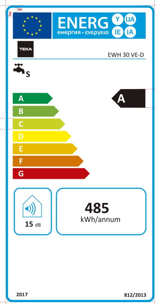 Termoacumulador Teka EWH 30 VE-D (30L)