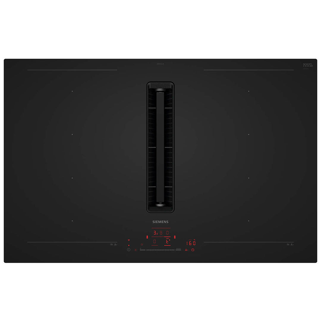 Siemens Placa Induçao 80CM C/ Ventil Integ Flex Vidro Mate