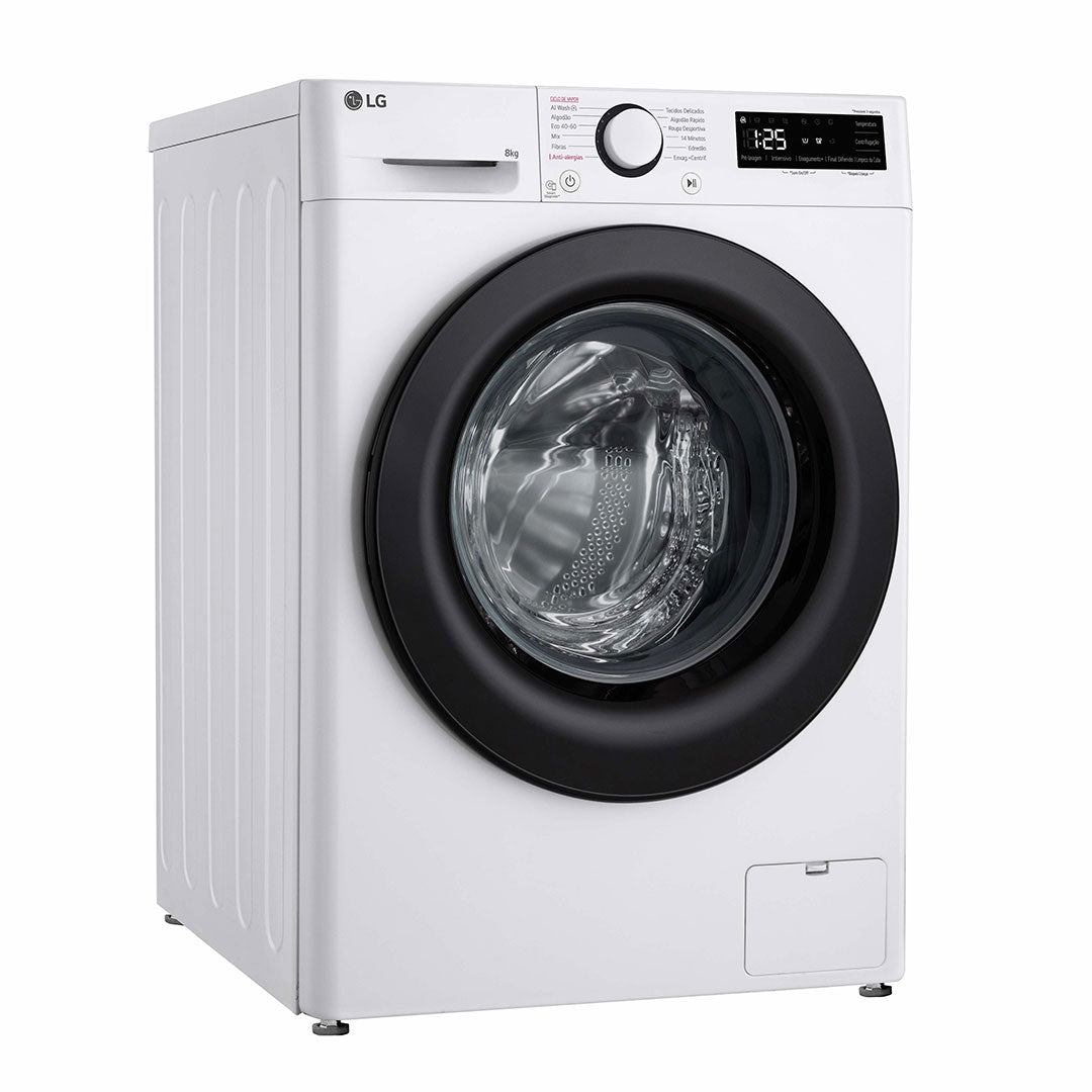 LG MAQUINA ROUPA 8KG 1200RT AI DD STEAM (A) F2WR5S8S6W