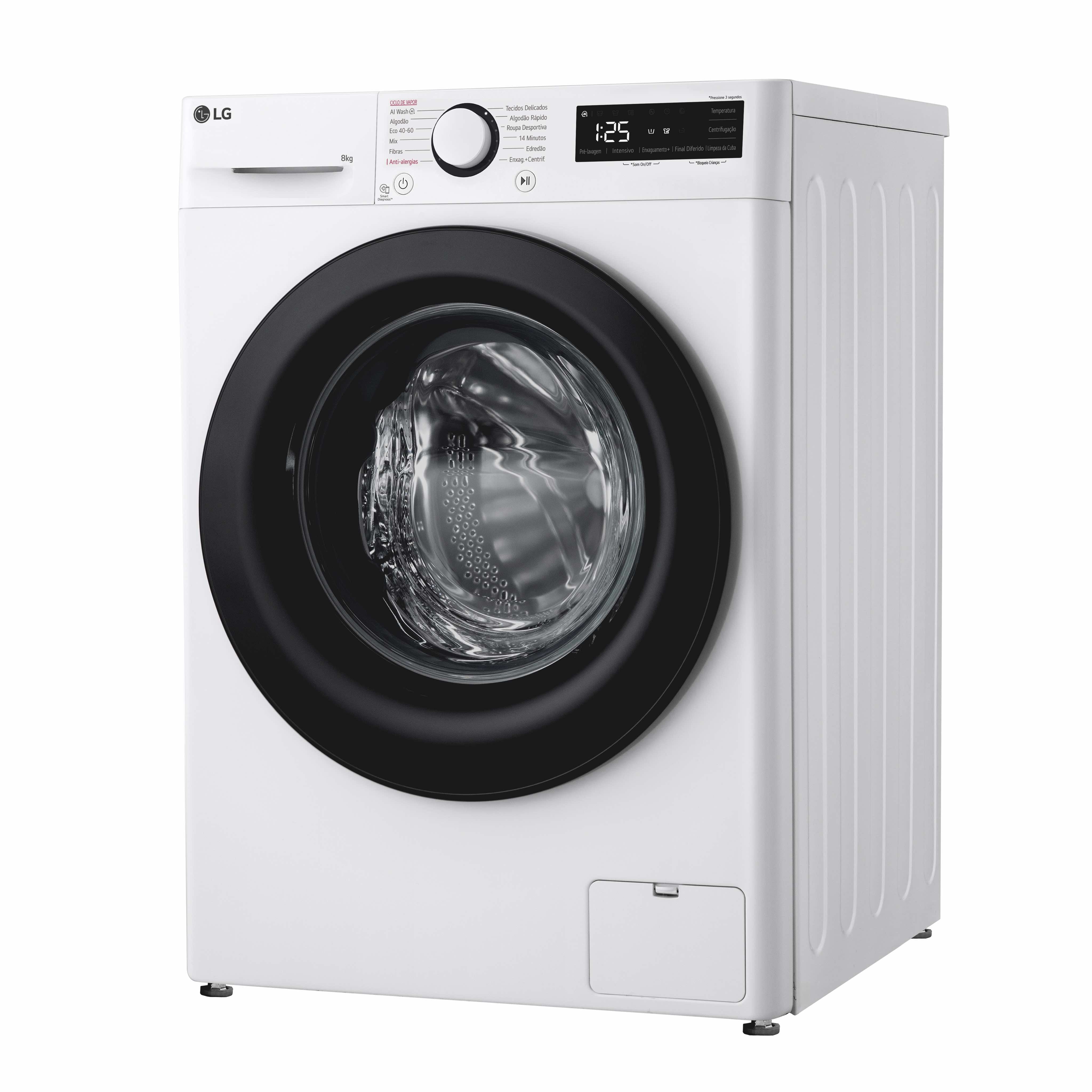 LG Maquina Roupa 8KG 1200RT AI DD Steam (a)