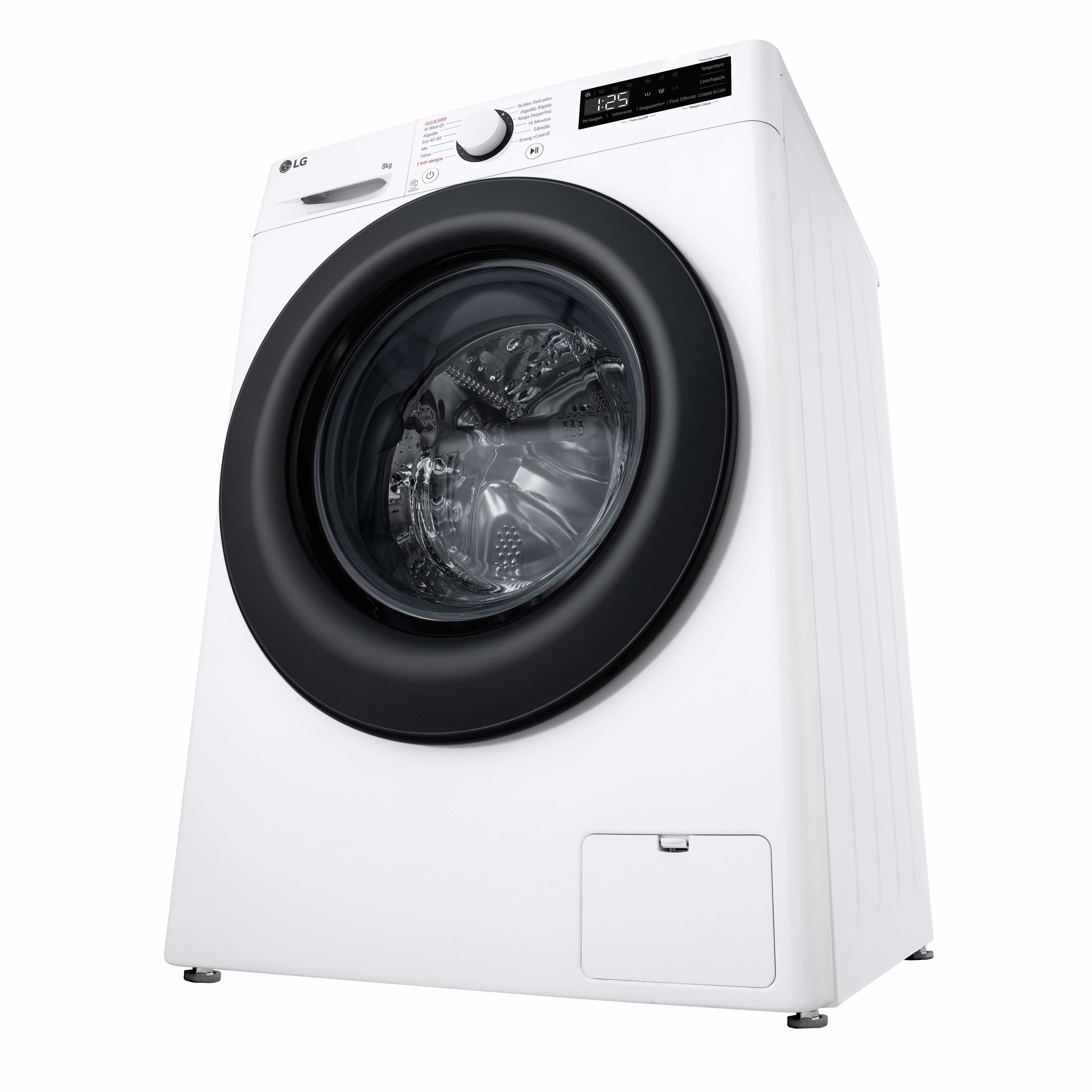 LG Maquina Roupa 8KG 1200RT AI DD Steam (a)